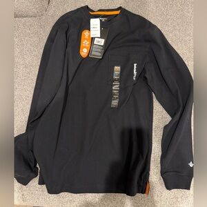 Black Long Sleeve Timberland Pro Men's Shirt